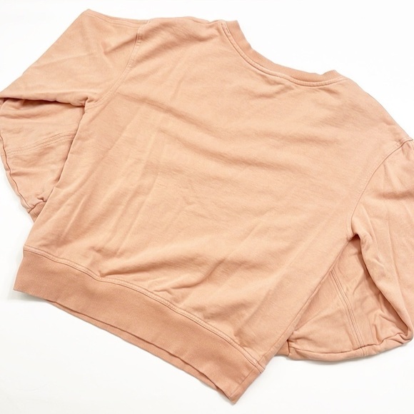 Universal Thread blush pink v-neck puff sleeve sweater - Picture 2 of 4